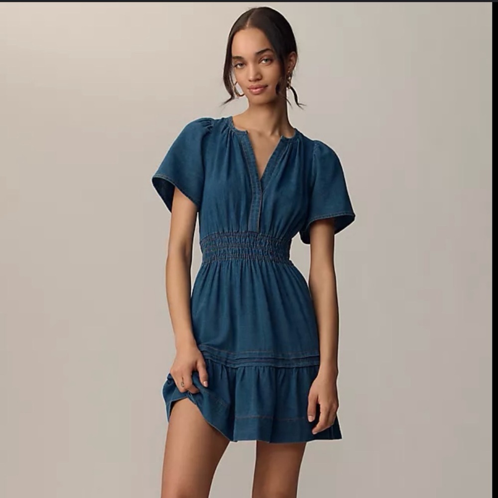 Anthropologie Somerset Denim Dress